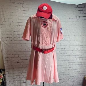 Rockford Peaches costume Womens XXL a league of their own.more like and XL.